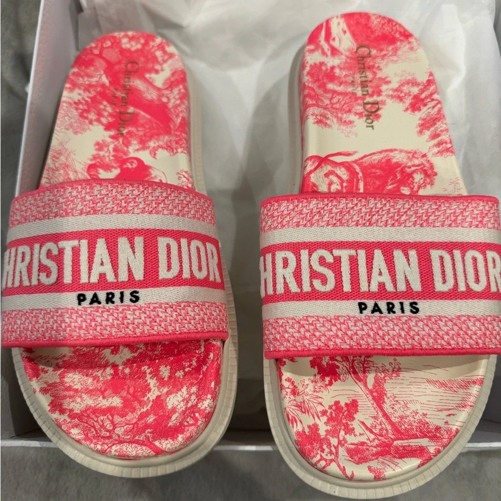 Dior | Shoes | Christian Dior Dway Platform Slide Size 39 | Poshmark